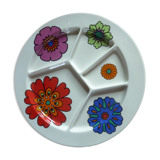 7 plates with fondu villeroy & boch power flower