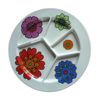 7 plates with fondu villeroy & boch power flower