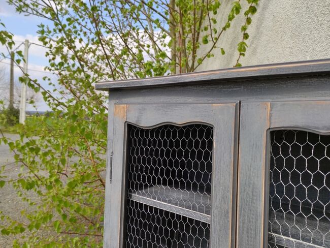 Small vintage buffet screened