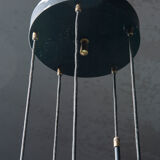 Chandelier in handblown glass Vistosi Italy 1950s