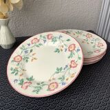 Assiettes Churchill "Briar Rose" made in Staffordshire England