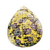 Printed fabric pear-shaped suspension