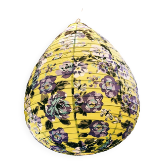 Printed fabric pear-shaped suspension