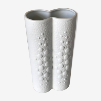 Vase en biscuit design annees 70