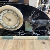 Silvoz antique fireplace clock