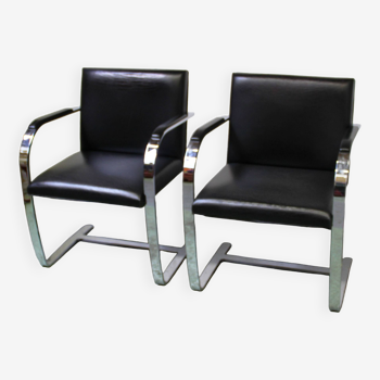 Pair of BRNO armchairs, Mies Van Der Rohe