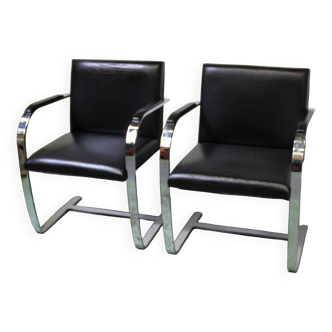 Pair of BRNO armchairs, Mies Van Der Rohe