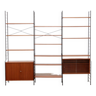 Vintage Design WHB Wall unit or string regal color walnut, 1960