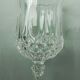 6 crystal stem glasses
