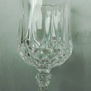 6 verres à pied en cristal