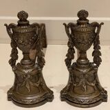 Chenets en bronze
