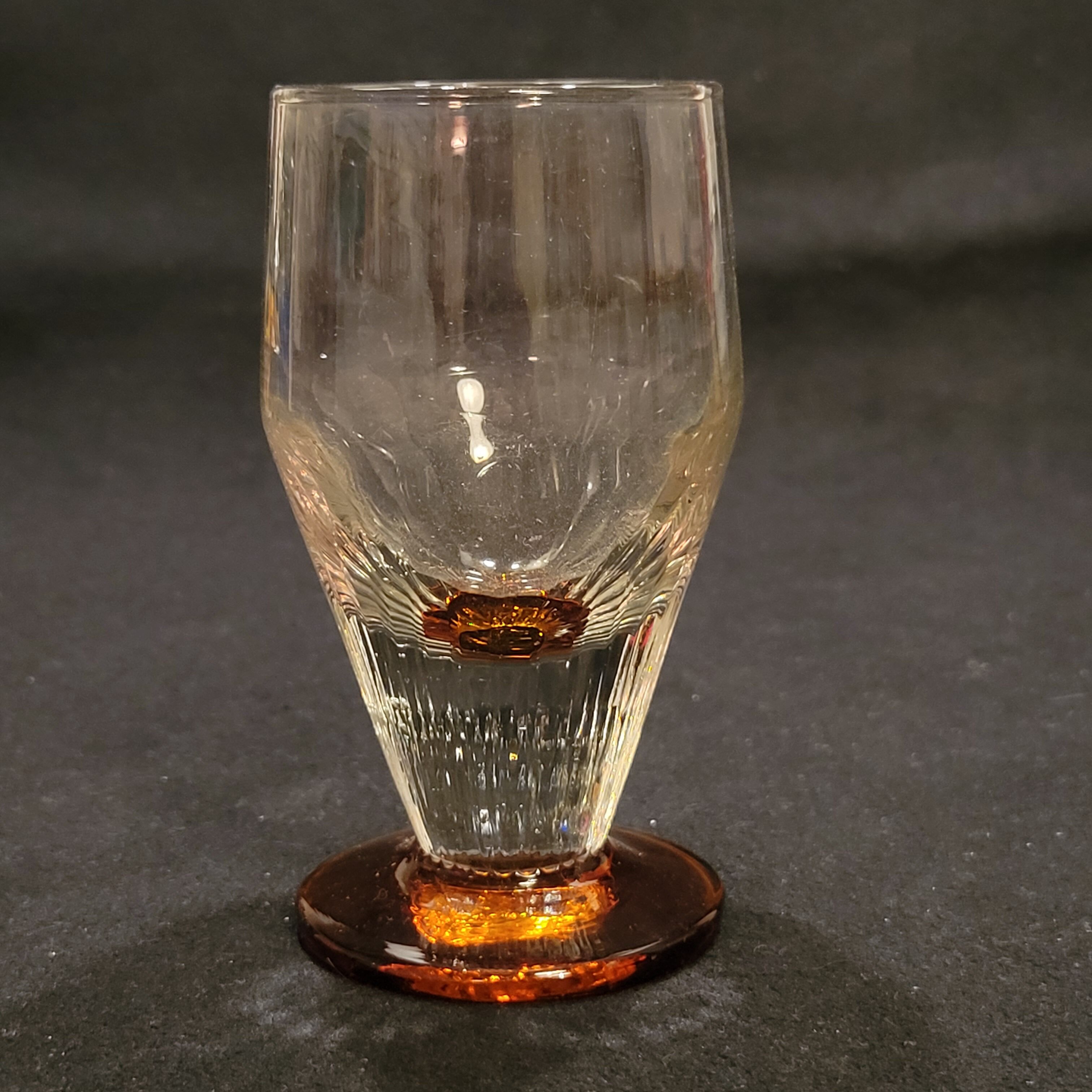 Old two-tone absinthe glass