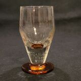 Old two-tone absinthe glass