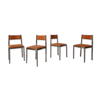 4 chaises vintage
