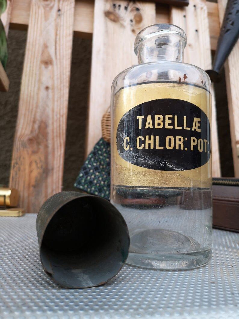 Old pharmacy bottle
