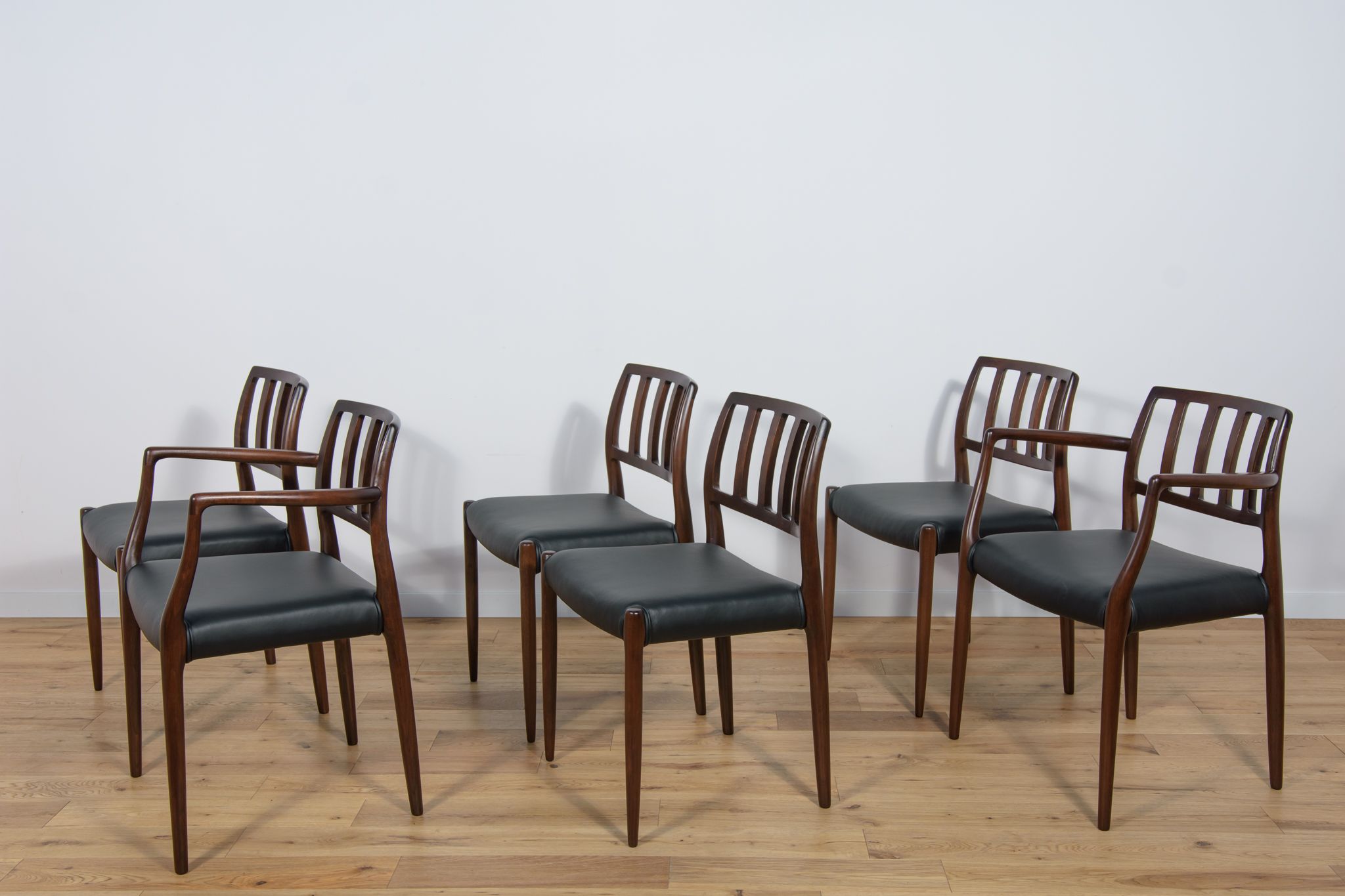 Chairs model No. 83 by Niels O. Møller for J.L. Møllers Møbelfabrik