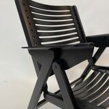 Niko Kralj Slovenian Rex Plywood Folding Chair for Stol 1950s in Black