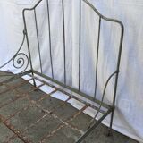 Wrought iron folding bed