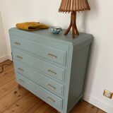 Vintage chest of drawers revisited in Almond (Resource)