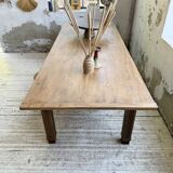 Country farmhouse table in solid beech and oak 2.5m XL