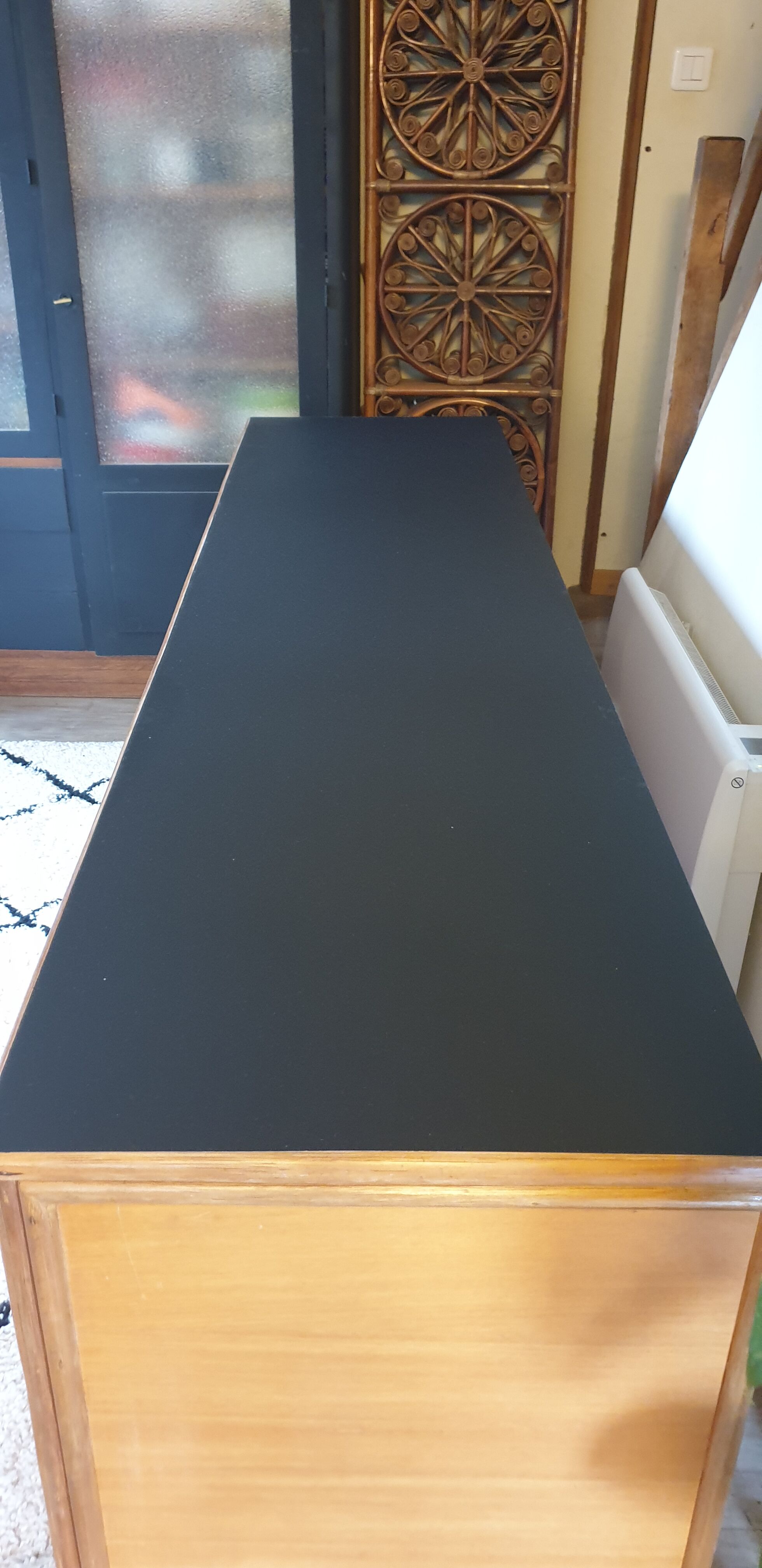 Bamboo and canning sideboard