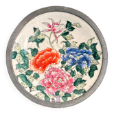 Old Rose Family Pewter Dish Hong Kong