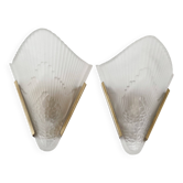 Paire d'appliques vintage style art déco