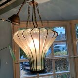 Blown glass lantern