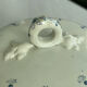 Lunéville Neva ironstone soup tureen – antique French earthenware decor