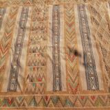 Old oriental carpet, kilim, 50s - 206 x 125cm