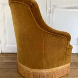 Velvet armchair