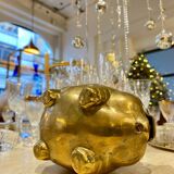 Brass piggy bank
