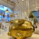 Brass piggy bank