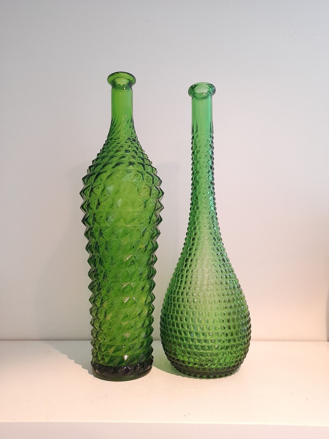Empoli green genie bottles