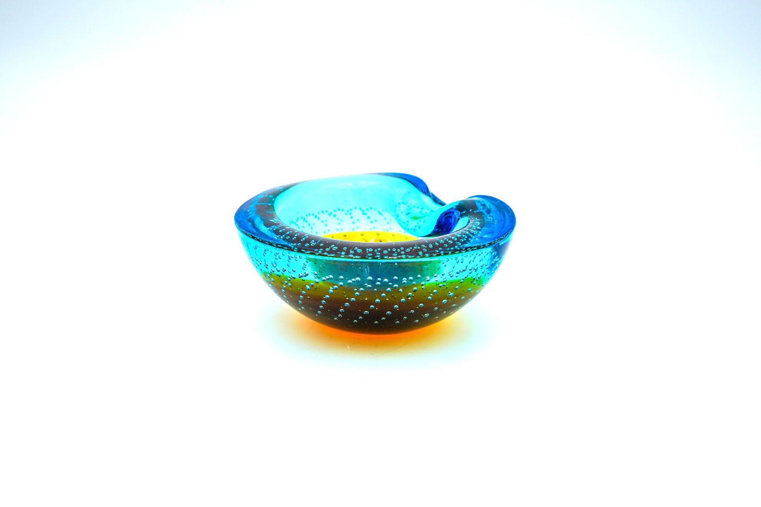 Murano pocket bowl "Sommerso Bullicante" – Galliano Ferro