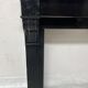 Napoleon III period fireplace with a black marble corbel. 19th century.