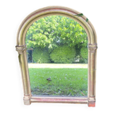 Antique gilded wood mirror