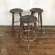 3 stools of bar design Jean Prouvé edition Vitra 2002