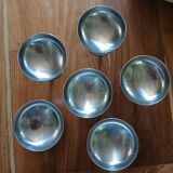6 stainless steel ice cream cups