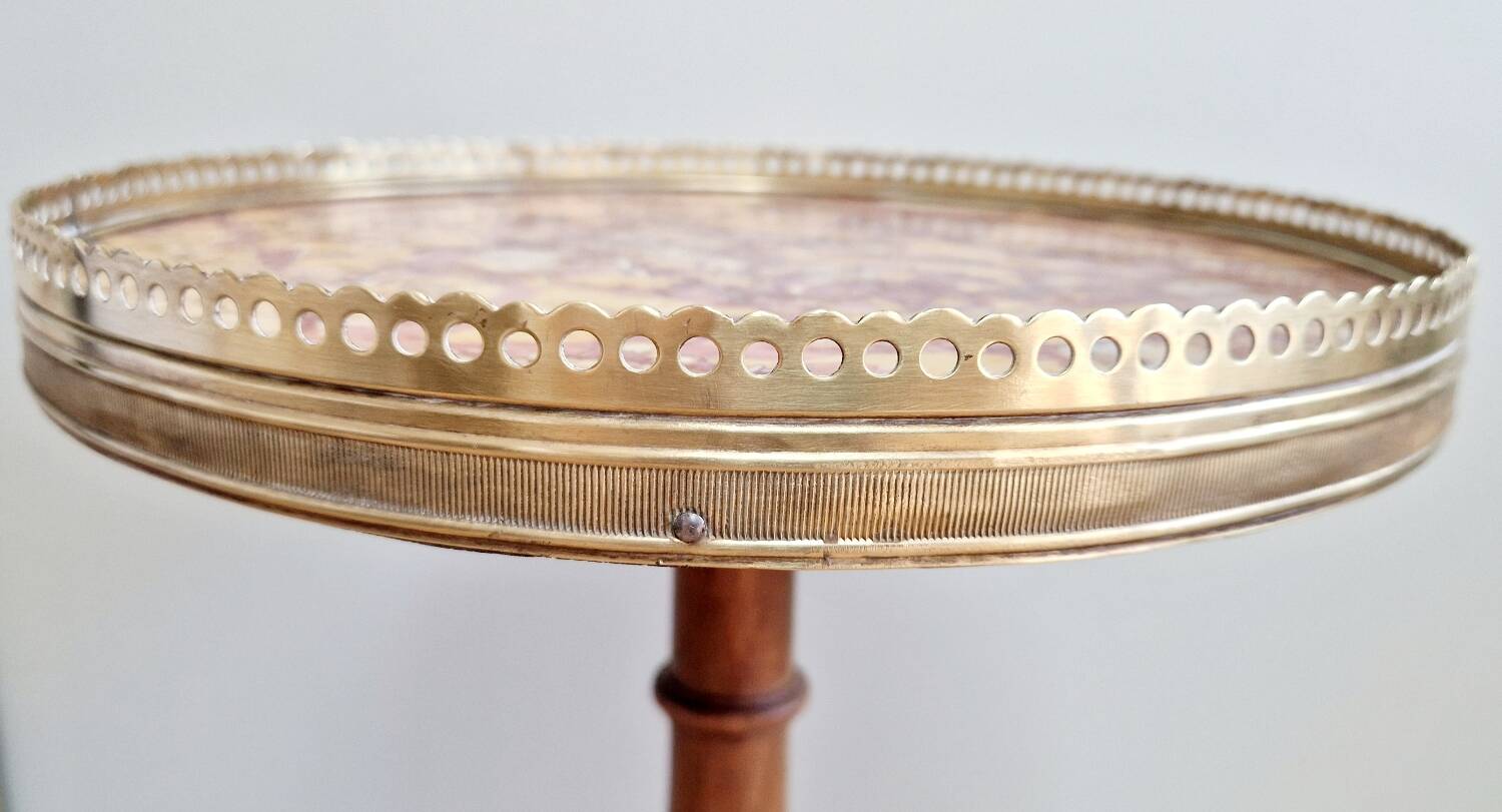 Tripod Gueridon Louis XVI style mahogany