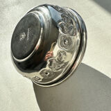 Antique silver-plated box with floral decoration