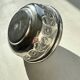 Antique silver-plated box with floral decoration