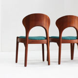 Vintage Danish dining chairs by Schou Andersens Mobelfabrik, 1960s, set of 4