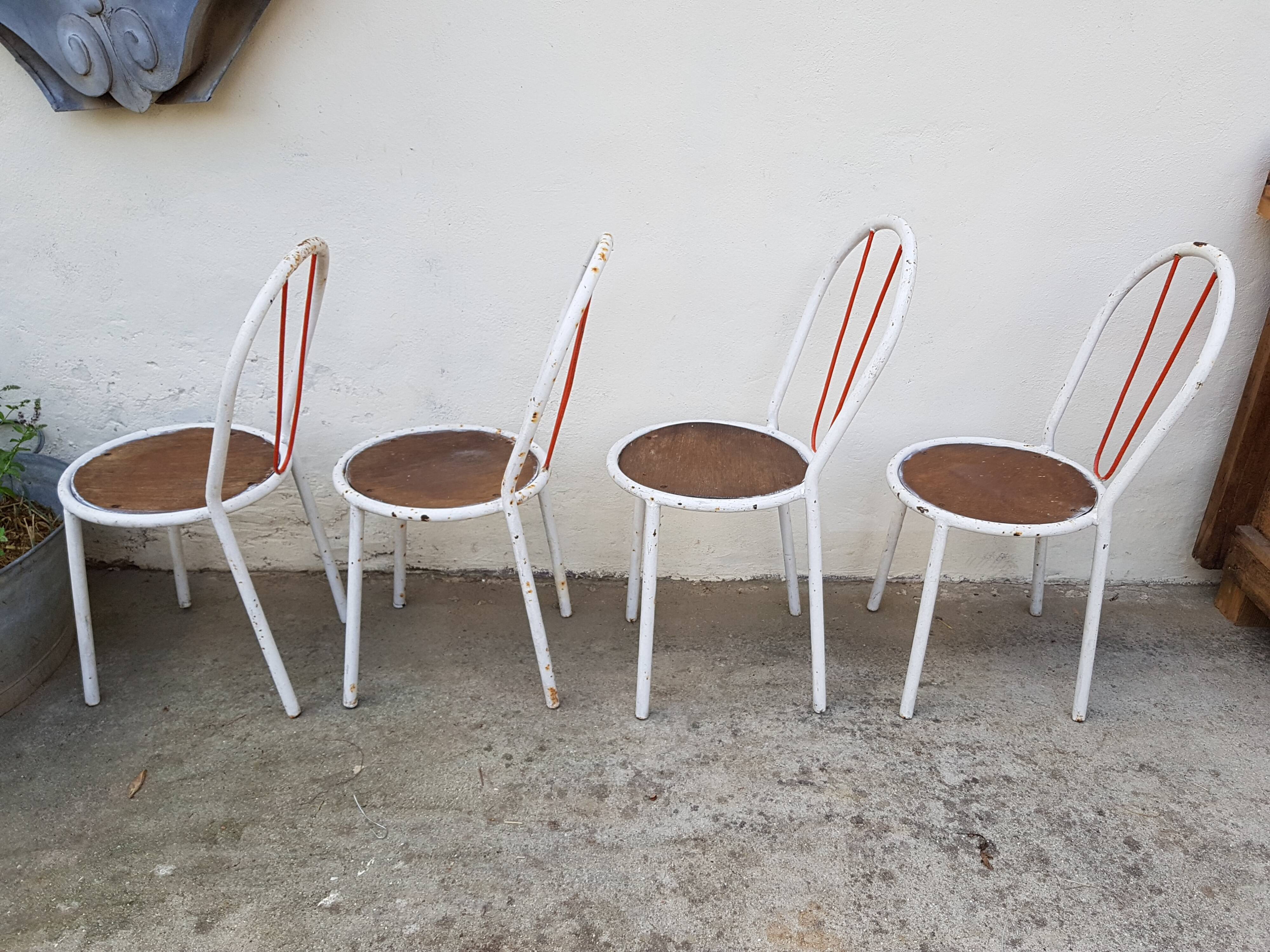 Lot de 4 chaises de bistrot