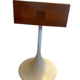 Vintage tulip foot bedside table