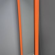 XXL orange Quadro mirror by Schönbuch 1970s