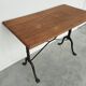 Old bistro table