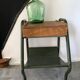 Table de chevet d'internat vintage