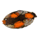 Plat Poisson Vallauris Céramique Vintage Orange