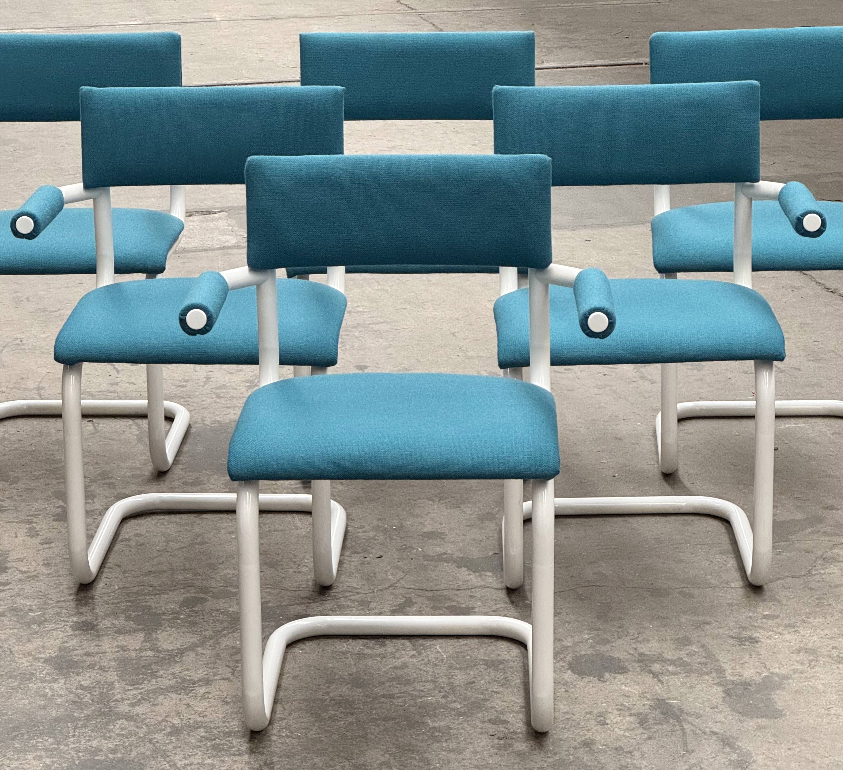6 cantilever chairs from the 80s